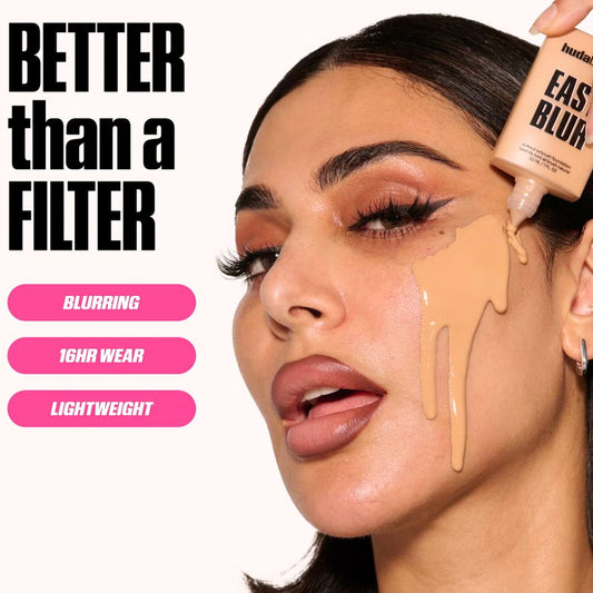 Huda Beauty Easy Blur Foundation- Long-Lasting and Waterproof