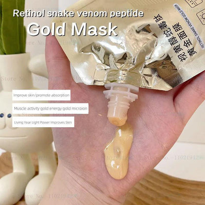 Gold Mask (100gram) Moisturizing Skin Care Clear Anti-aging Oil Contro