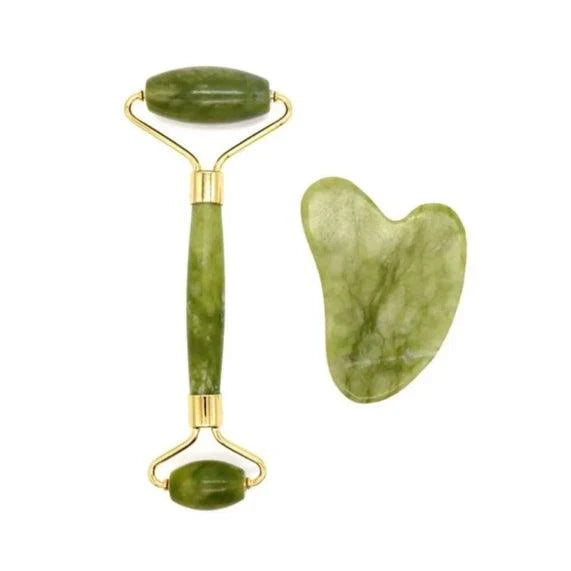 2-in-1 Jade Roller and Gua Sha set