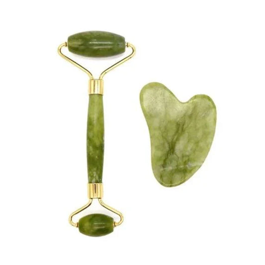 2-in-1 Jade Roller and Gua Sha set