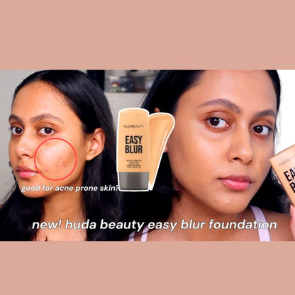 Huda Beauty Easy Blur Foundation- Long-Lasting and Waterproof