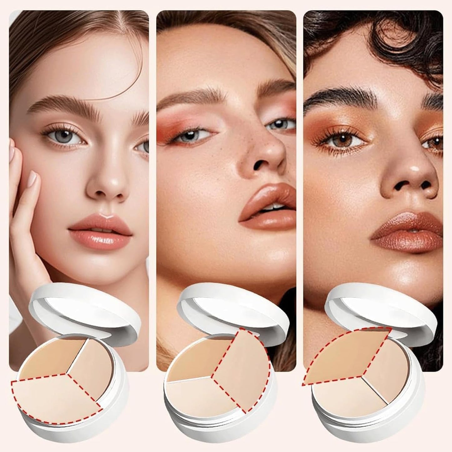 TFIT 3-in-1 Full Coverage Concealer Palette