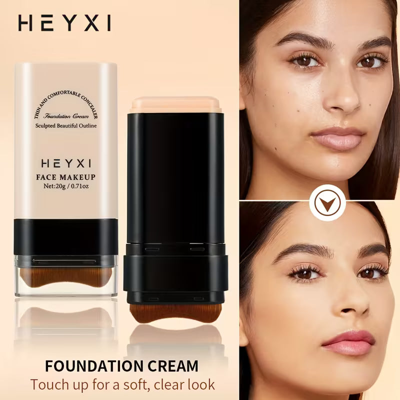 HEYXI 2-in-1 Concealer & Foundation Stick | Waterproof Full Coverage
