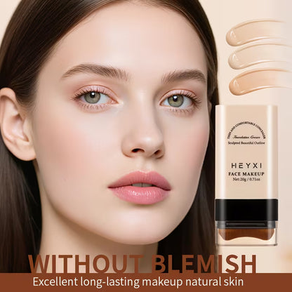 HEYXI 2-in-1 Concealer & Foundation Stick | Waterproof Full Coverage
