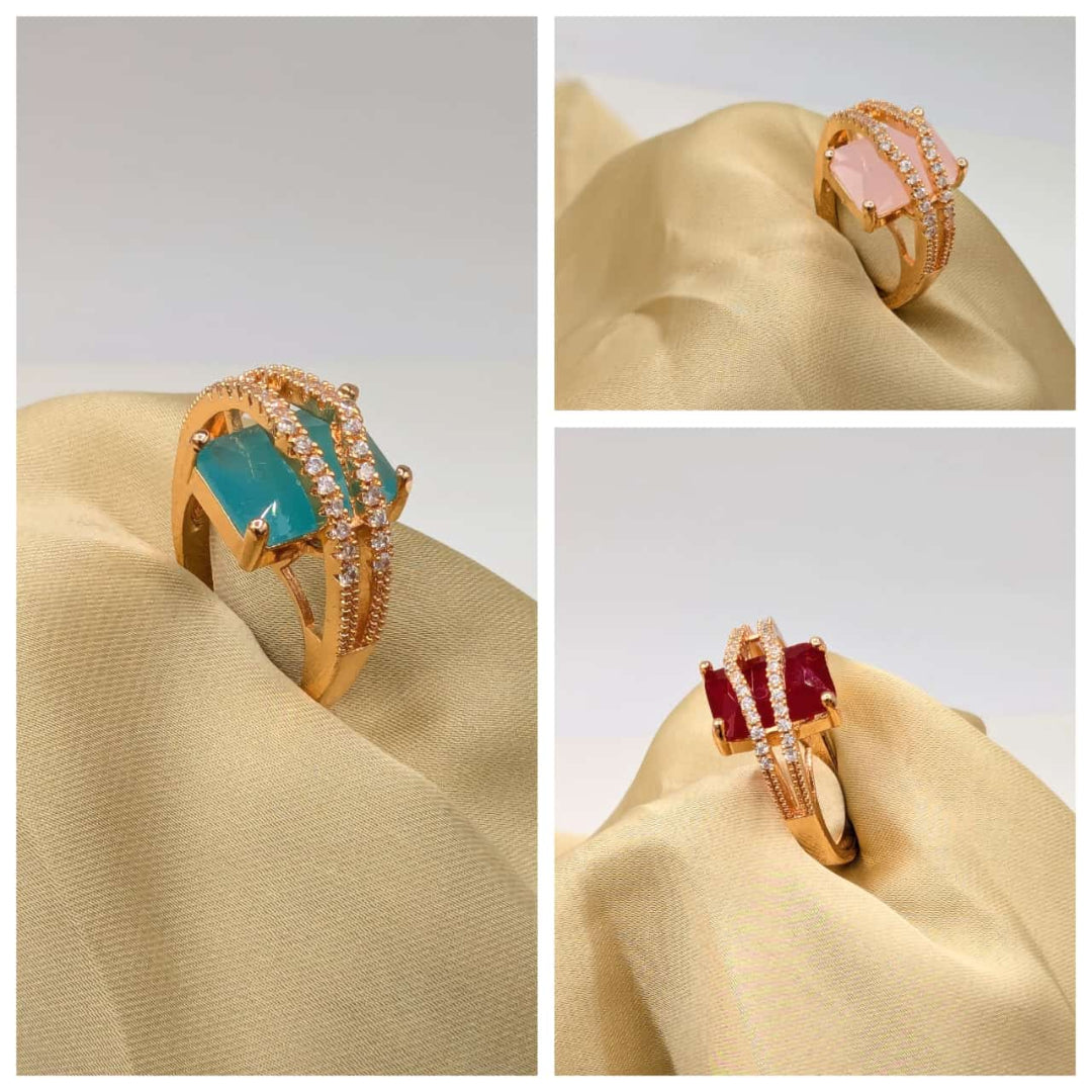 Elegant Adjustable Stonish Rings