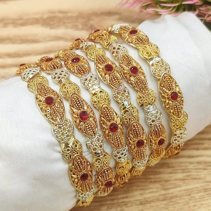 Gold Plated Casting Bangles