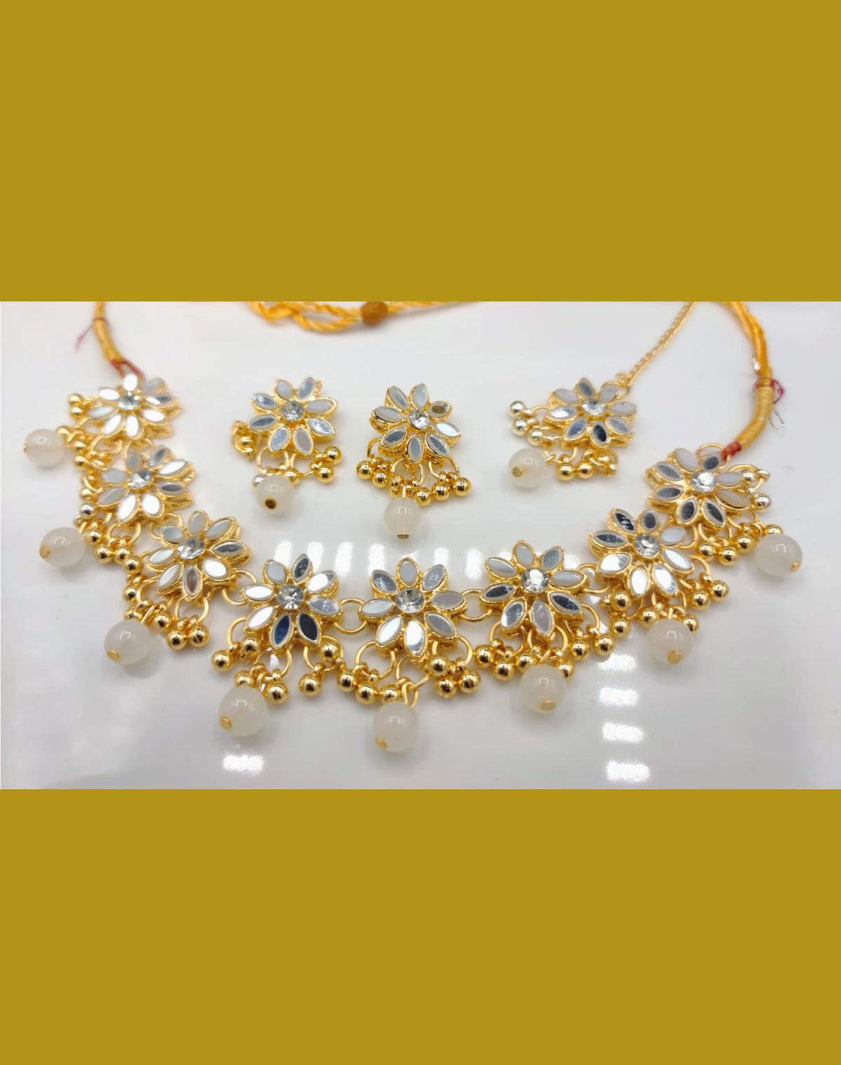 Kundan necklace set