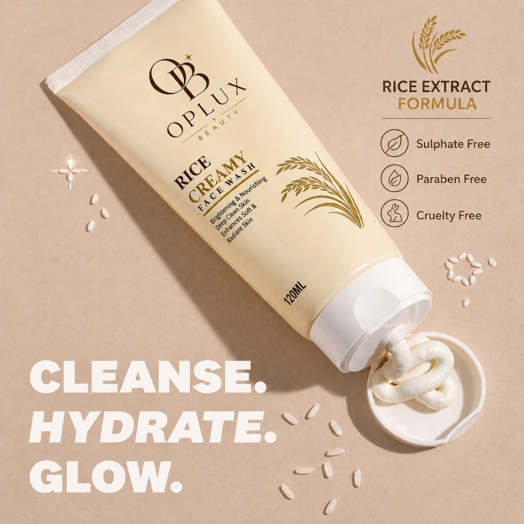 OPLUX Rice Creamy Face Wash 120ml