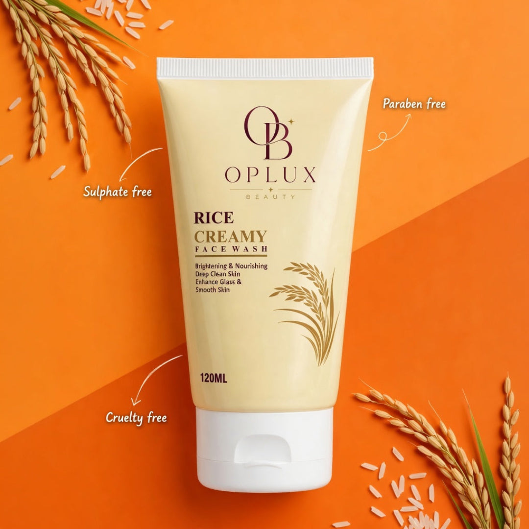 OPLUX Rice Creamy Face Wash 120ml