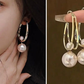 Tessel pearl earrings