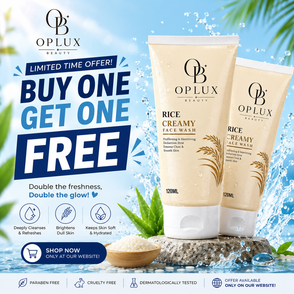 OPLUX Rice Creamy Face Wash Offer (120ml)